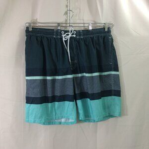 NEW Kailua Surf Swim Trunks Shorts Teal Aqua Drawstring NWT Size 4XL